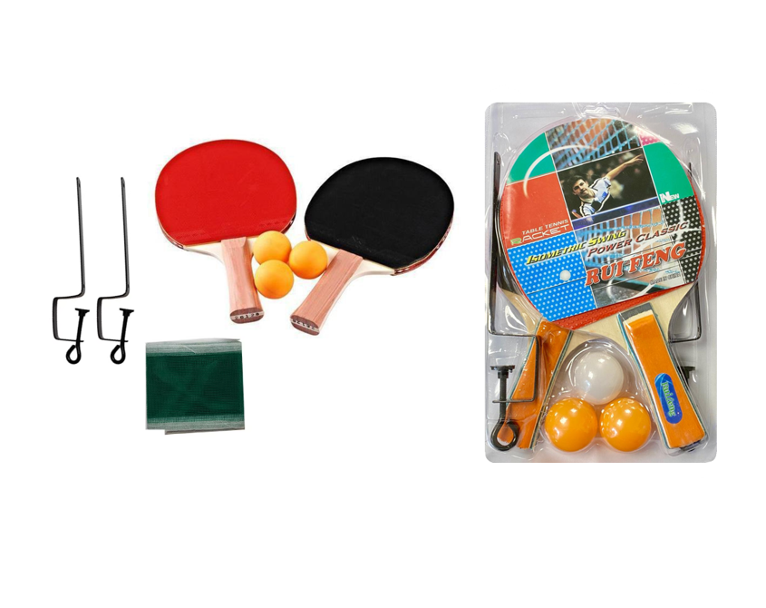 Table Tennis Ping Pong Paddle Set of 6 0381 A (Parcel Rate)