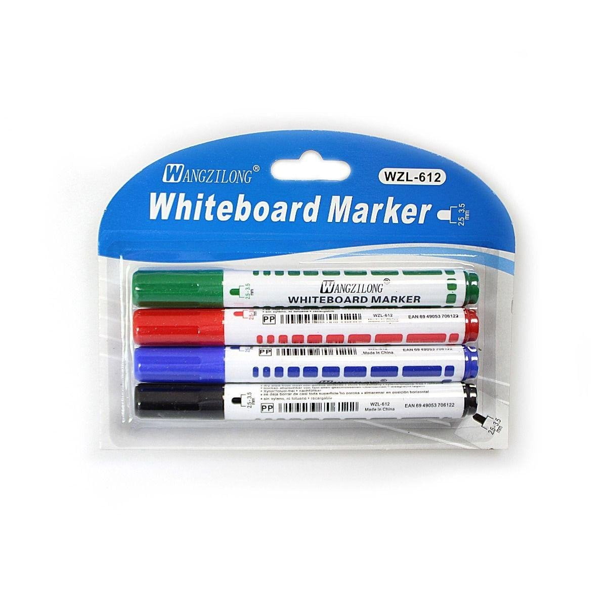 4 Whiteboard Markers Art & Craft Stationery Home 1735 (Parcel Rate)