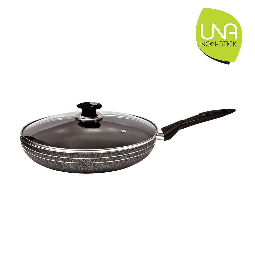 Una Non stick Frying Pan with Lid 30 cm 0241 / 2782 / 2762 A  (Parcel Rate)