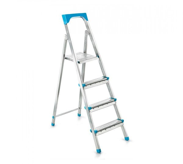 3+1 Multipurpose Metal Indoor Outdoor Step Ladder 11003 (Big Parcel Rate)