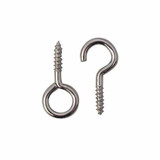 Value Pack Hooks & Eyes 23 x 14mm Pack of 20 0673 (Large Letter Rate)