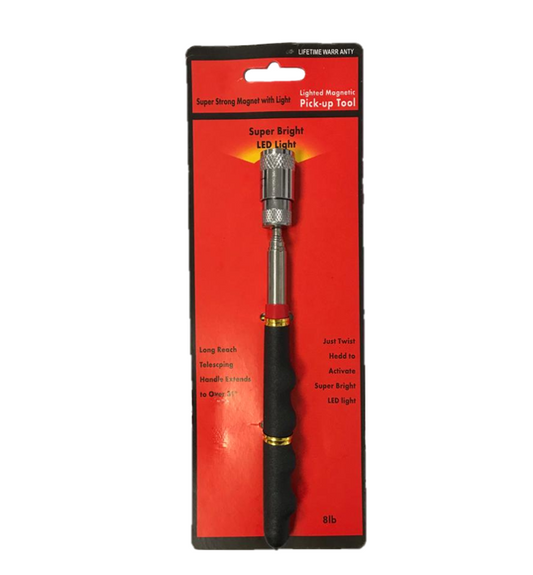 Telescopic Extendable Magnetic Pick Up Light Torch 8lb 19 / 81 cm 7317 (Parcel Rate)