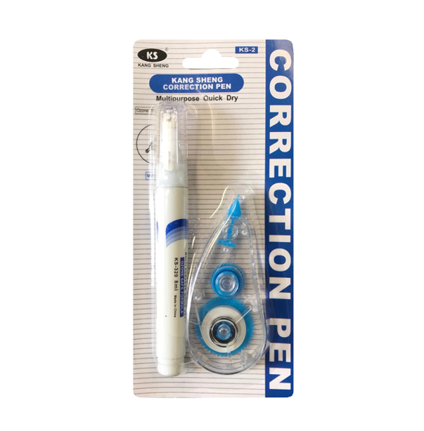 White Dry and Liquid Correction Tape Roller and Pen Pack of 2 7805 (Large Letter Rate)