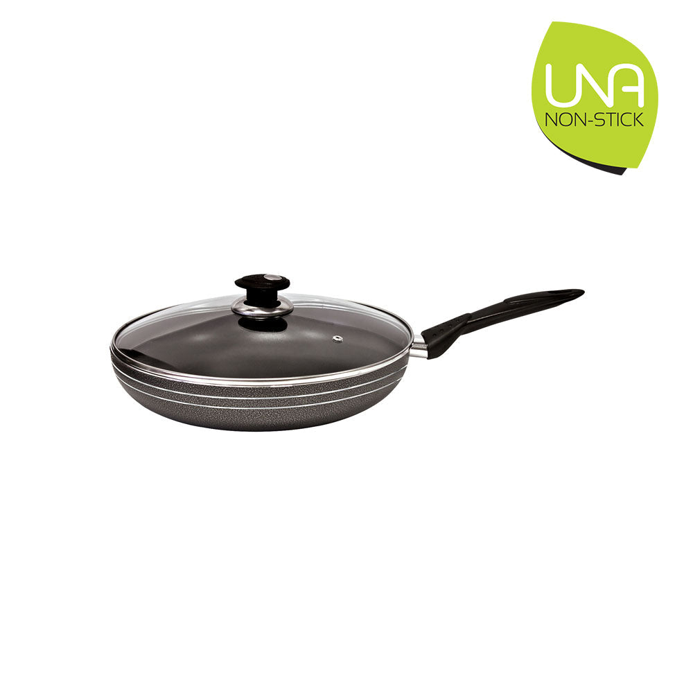 Una Non stick Frying Pan with Lid 26 cm 9450 A (Parcel Rate)