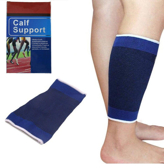 2 x Elastic Calf Support Neoprene Protection Sport Running Injury Calf Support 1967 (Large Letter Rate)