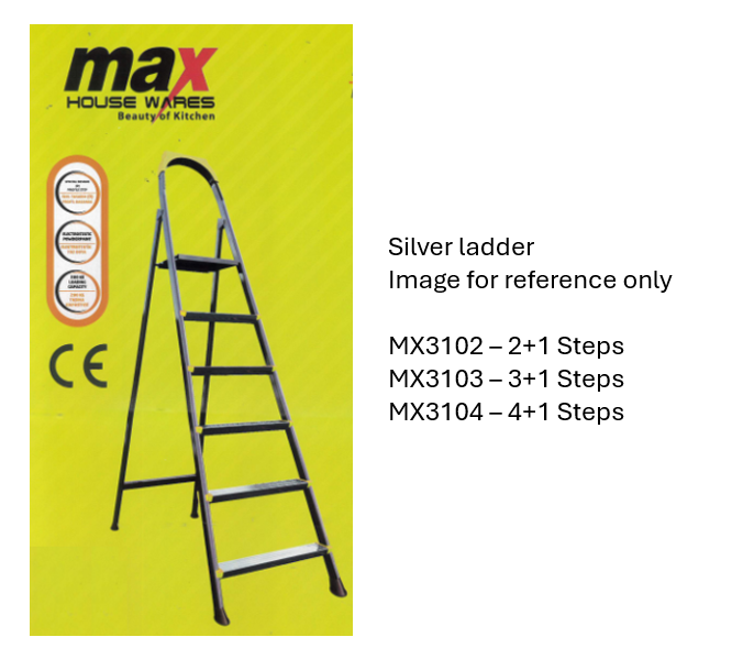 Step Ladder Heavy Duty 4+1 Diy Home Assorted Colours MX3124 / MX3104 (Big Parcel Rate)