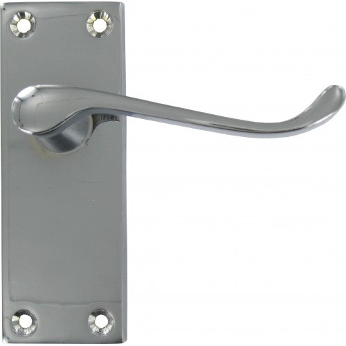 4'' Vic Straight Latch chrome Diy Home 0662 / 9228 (Parcel Rate)