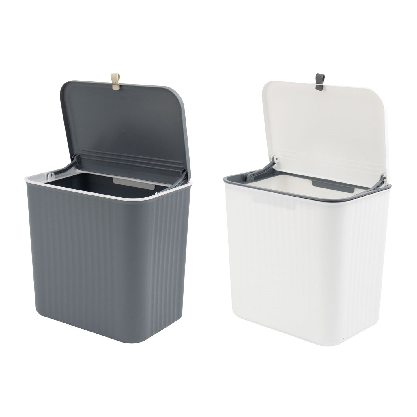 Tuffex Plastic Kitchen Hanging Bin with Reversible Cover 5L 28 x 9 x 27 cm Assorted Colours 10760 / TP727 (Parcel Rate)